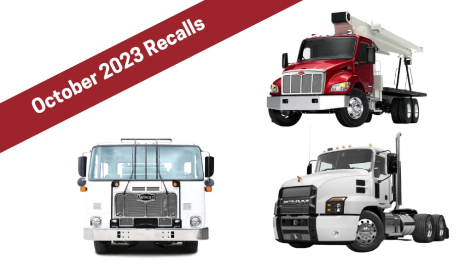 Stay Informed: Heavy Truck Recalls in October 2023