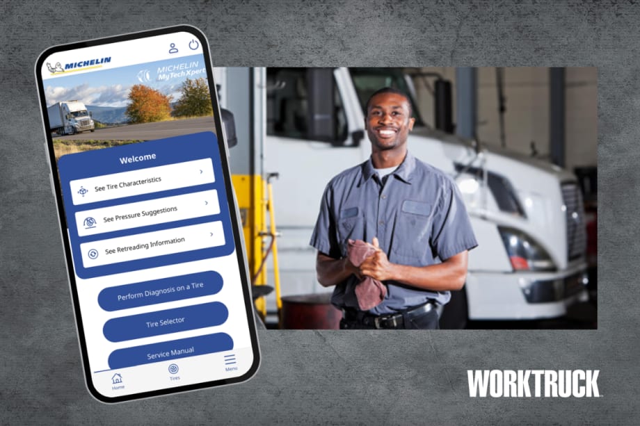 Access Fleet Info with Michelin MyTechXpert App