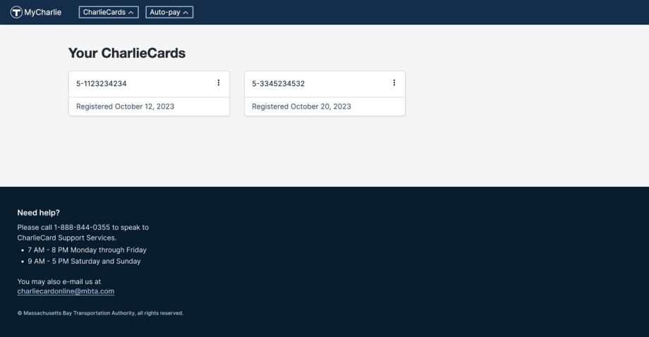 MBTA to Launch Improved Web Interface for MyCharlie Users