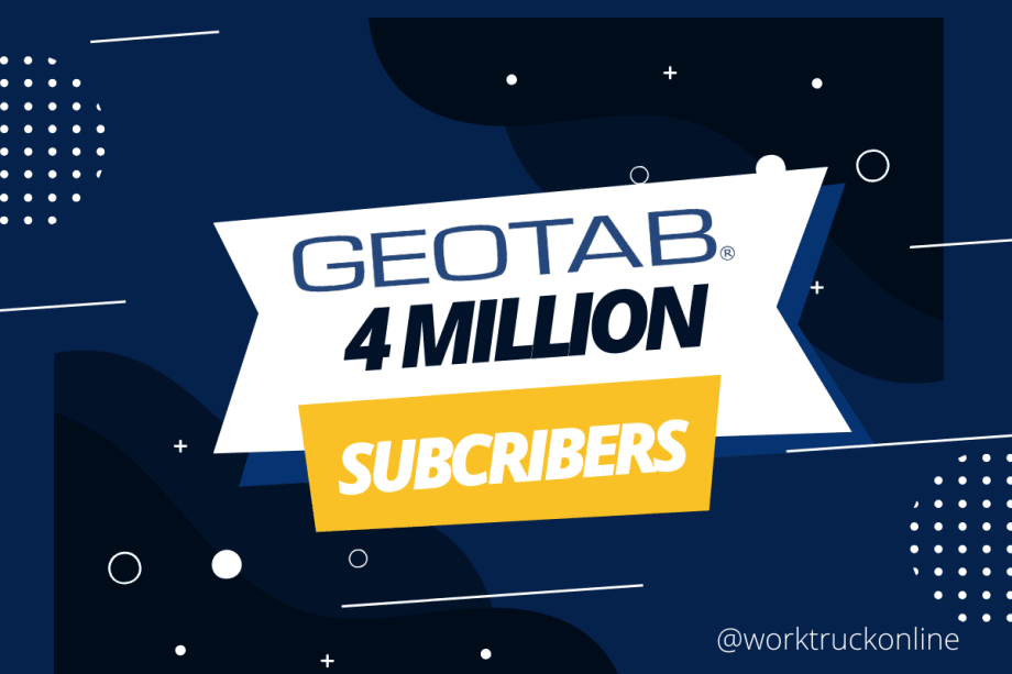 Geotab Hits 4-Million Subscriber Milestone
