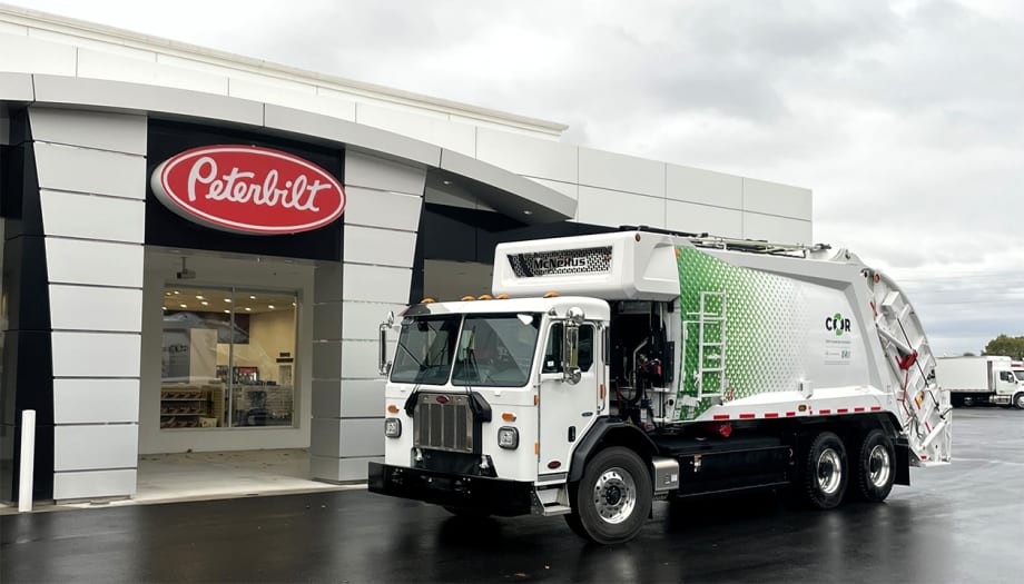 City of Roses Disposal & Recycling Adds Peterbilt 520EV to Fleet