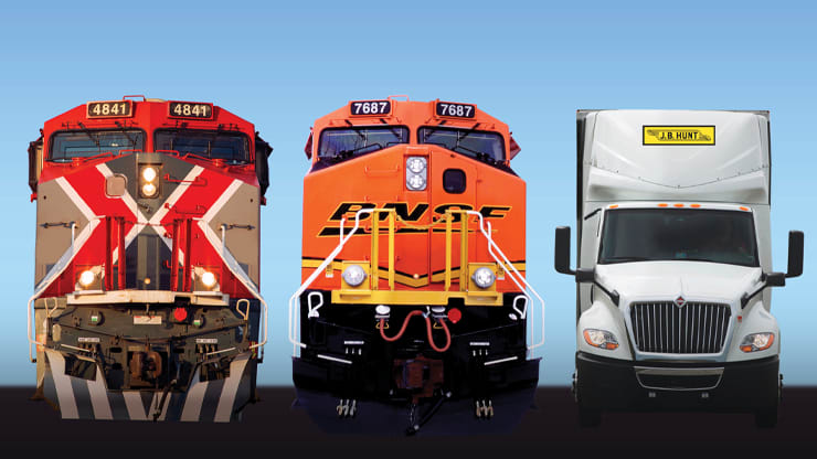 J.B. Hunt, Railroads Offer Faster Cross-Border Intermodal