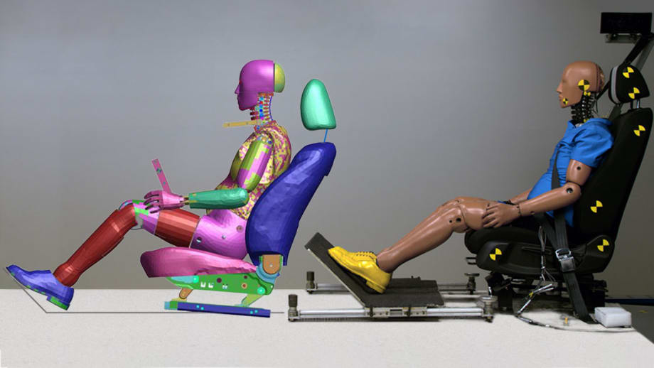 IIHS Developing Virtual Testing to Prevent Neck Injuries