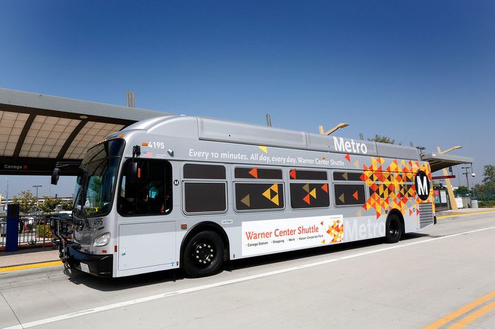 An L.A. Metro Bus