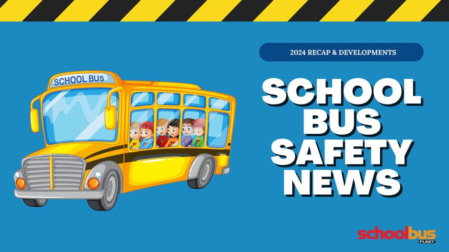 school bus safety news graphic