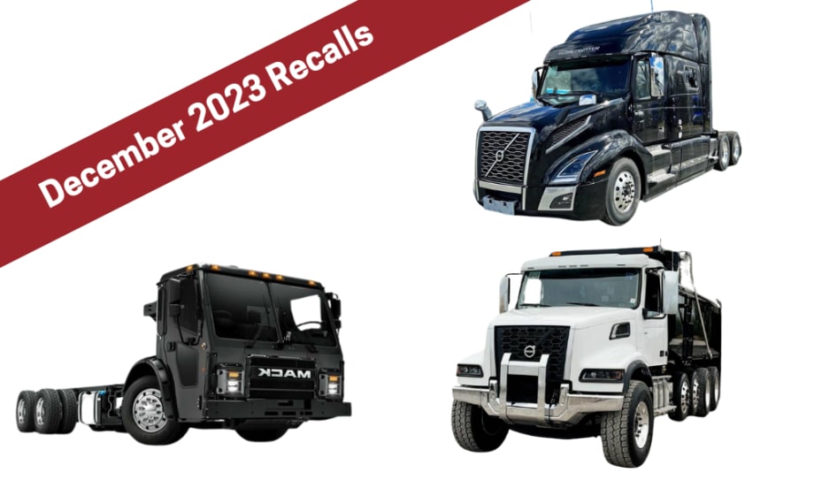 Stay Informed: Heavy Truck Recalls in December 2023