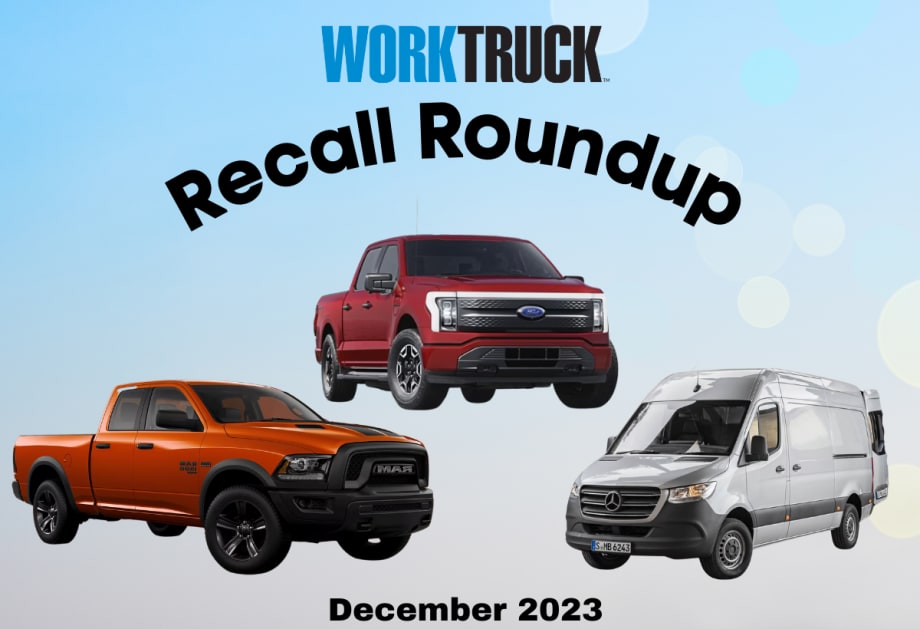 December 2023 Recalls: F-150, Mercedes-Benz Sprinter, Ram, & More 