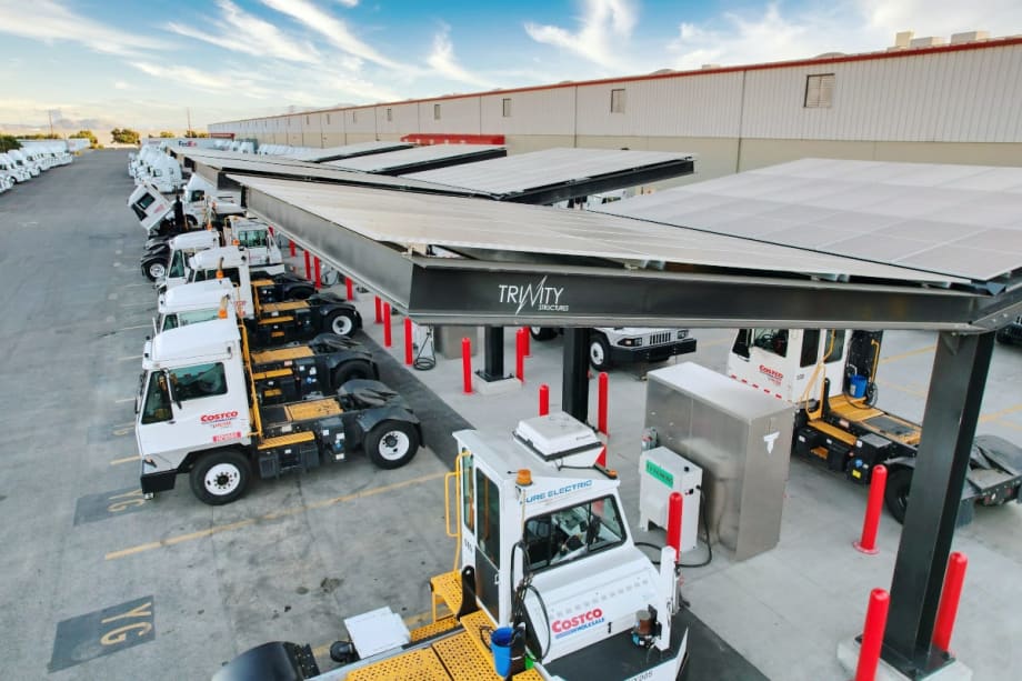Trinity Structures Deploys Off-Grid Integrated Charging Structures for Costco 