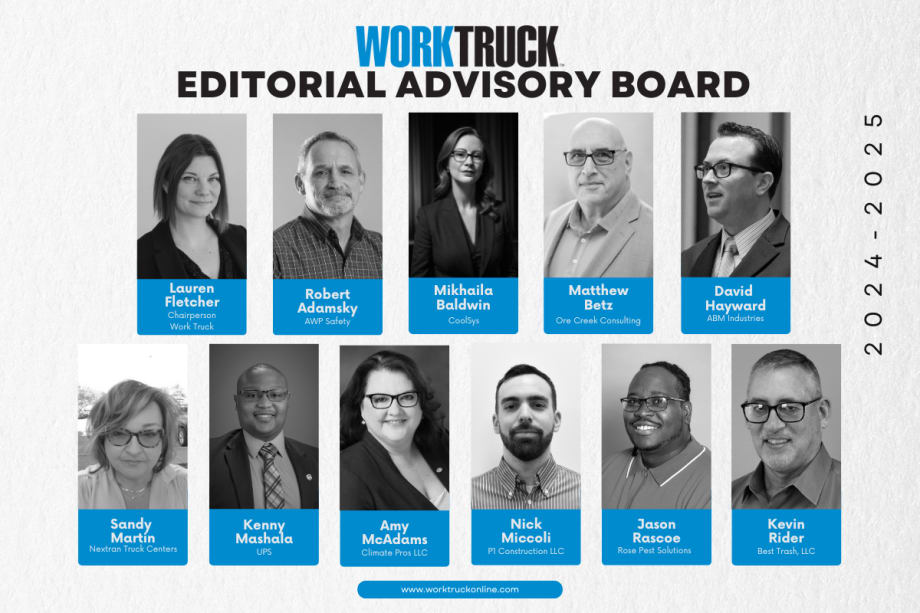 Meet the 2024-2025 Work Truck Editorial Advisory Board