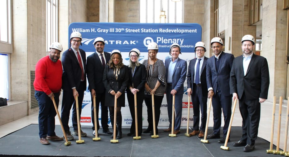 Amtrak Begins Construction at Gray 30th Street Station