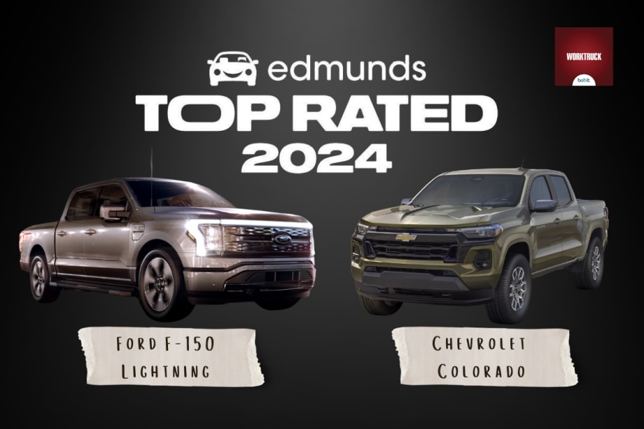 Ford F-150 Lightning and Chevrolet Colorado Win Top Truck Honors from Edmunds