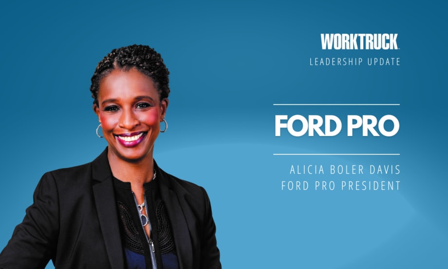 Alicia Boler Davis named Ford Pro President, succeeding Andrew Frick and Ted Cannis in Ford leadership transition.
