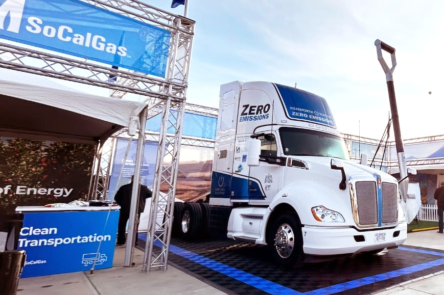 SoCalGas Showcases Kenworth and Toyota Zero-Emission Hydrogen FCEVs