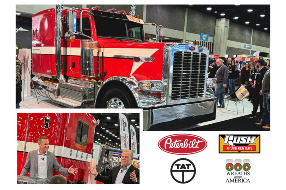 Rush & Peterbilt Donate $1.5M to Truckers Against Trafficking, Wreaths Across America