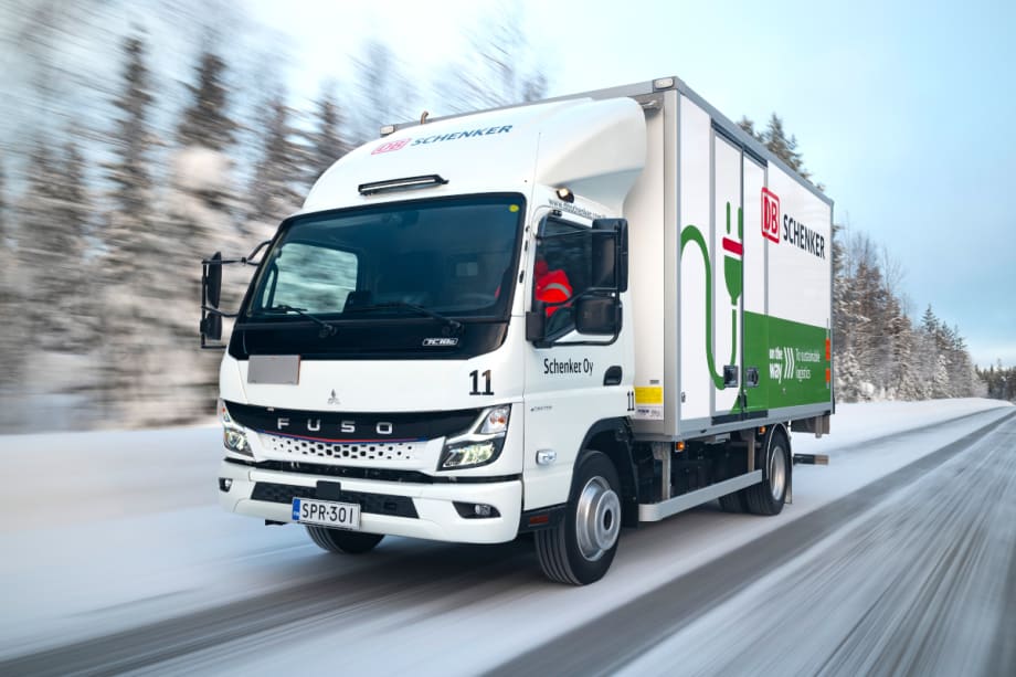 Fuso eCanter Proves Cold-Weather Performance in Finland