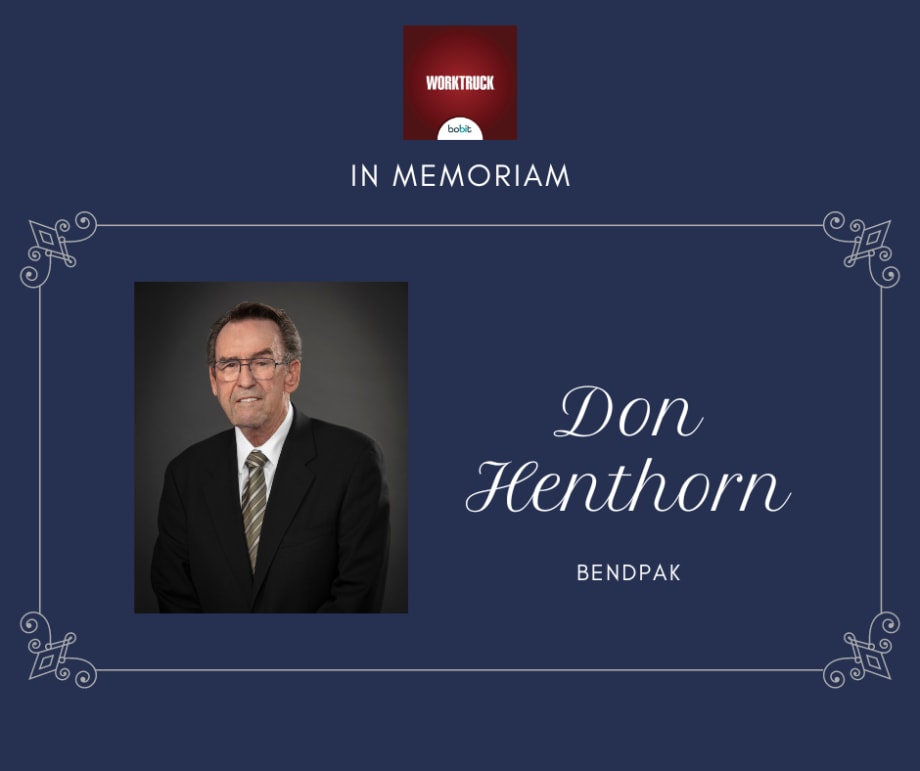 In Memoriam: Don Henthorn of BendPak