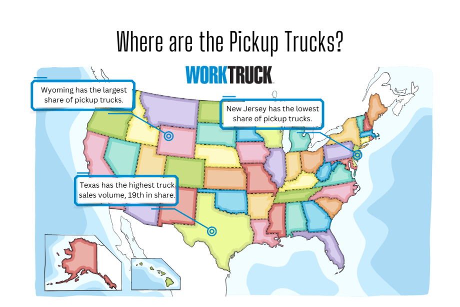 Study: Where Does Your State Rank in Pickup Truck Use? 