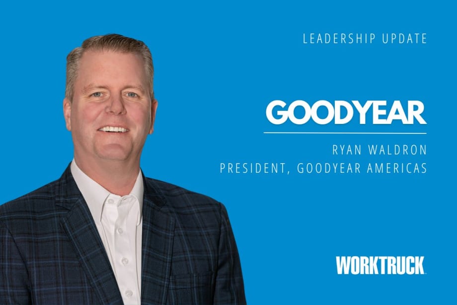 Photo of Ryan Waldron, Goodyear Americas new president.