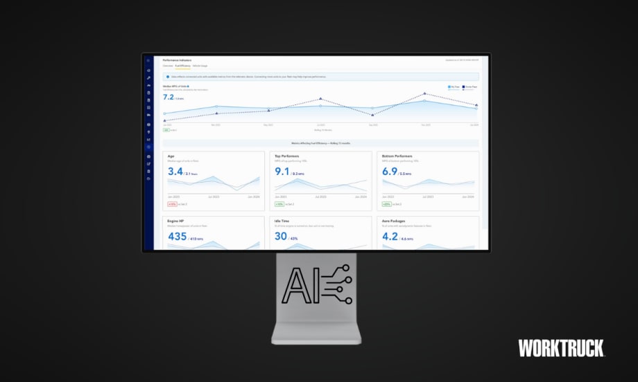 Computer screen with Catalyst AI dashboard on black background