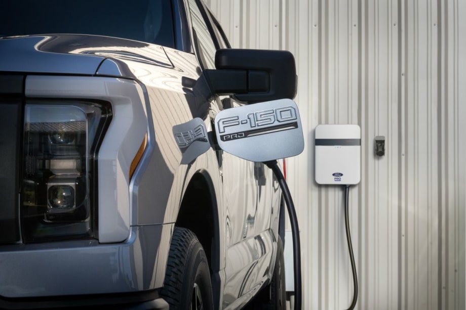 Ford F-150 Lightning electric truck Charging