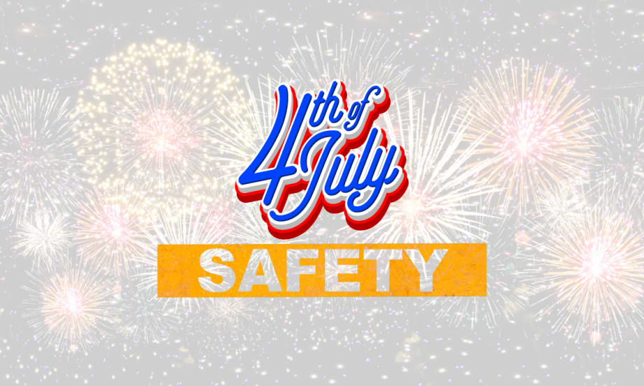 Fireworks with 4th of July Safety