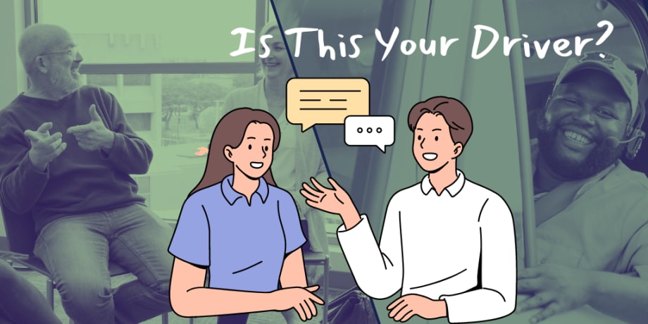 Workplace discussion graphic.