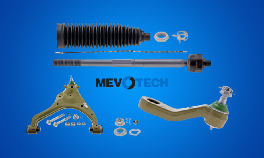 Mevotech aftermarket parts for fleet and service vehicles.