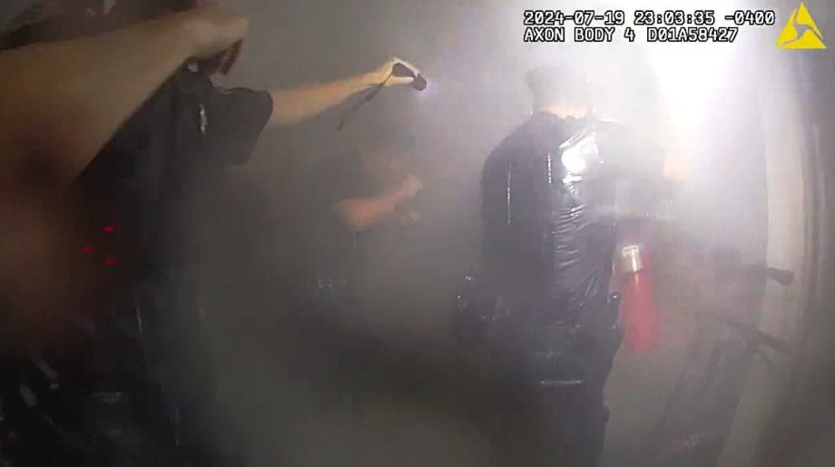Video: NYPD Cops Rescue Woman from Apartment Fire