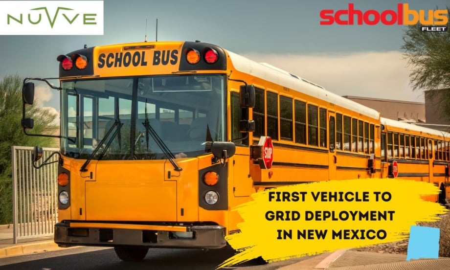 Nuvve Brings V2G-Capable Electric School Buses to New Mexico