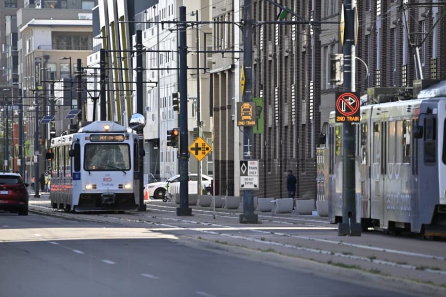 A Denver RTD Trolly.