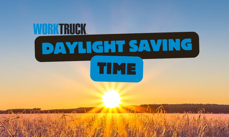 Daylight Saving Time with a sunrise over a field