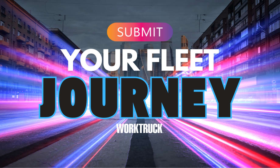 Submit Your Fleet Journey on fast moving road background