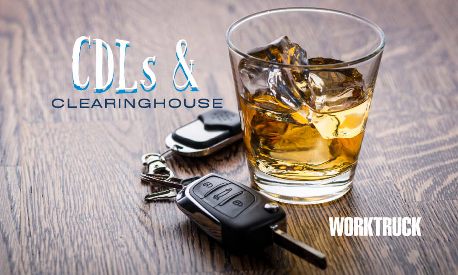 CDLs & Clearinghouse witha drink and car keys.