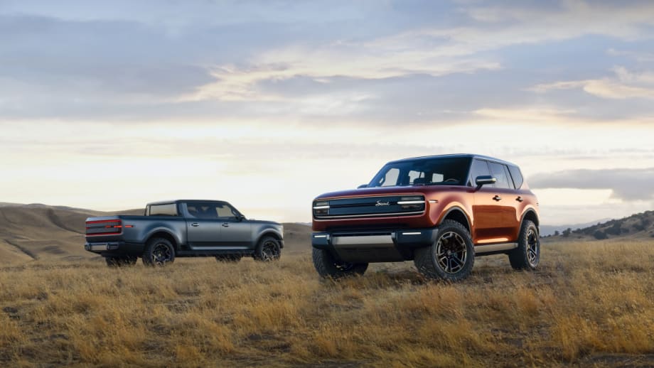 Scout Motors Terra Truck and Traveler SUV.