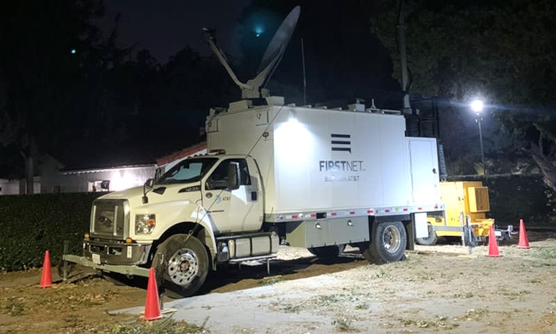FirstNet Deploys Communication Assets to Southern California Wildfire Areas