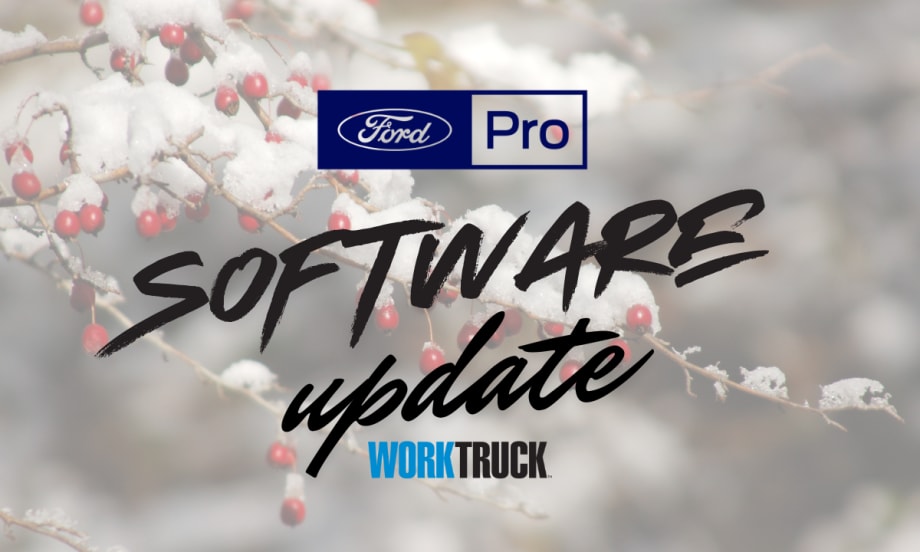Ford Pro Software Update February 2025