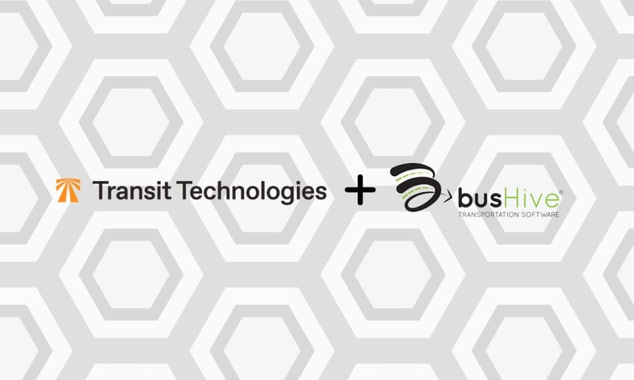 Transit Technologies and busHIVE logos