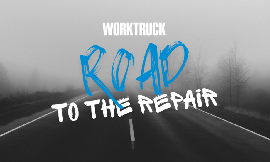 Work Truck Road the the Repair