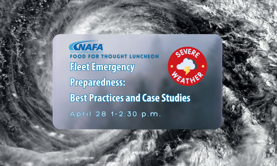Hurricane background with Disaster Session title and time