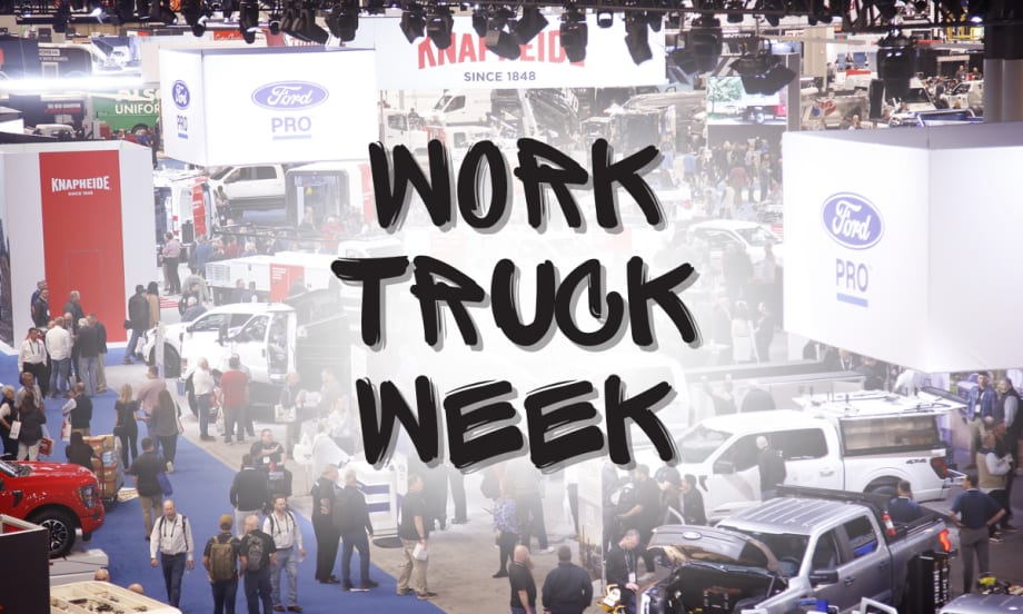 Work Truck Week 2025 busy show floor