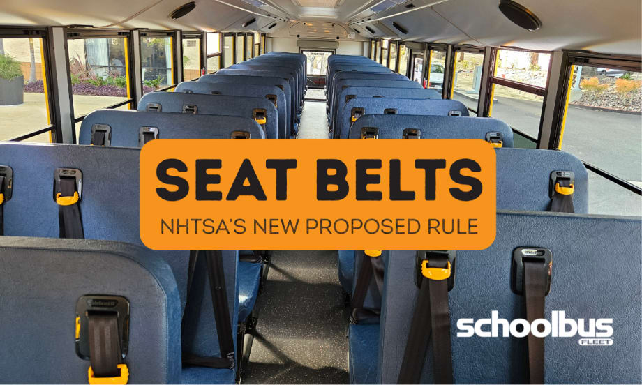 NHTSA Proposes Amendments to 5-Point Restraints on School Buses Rule
