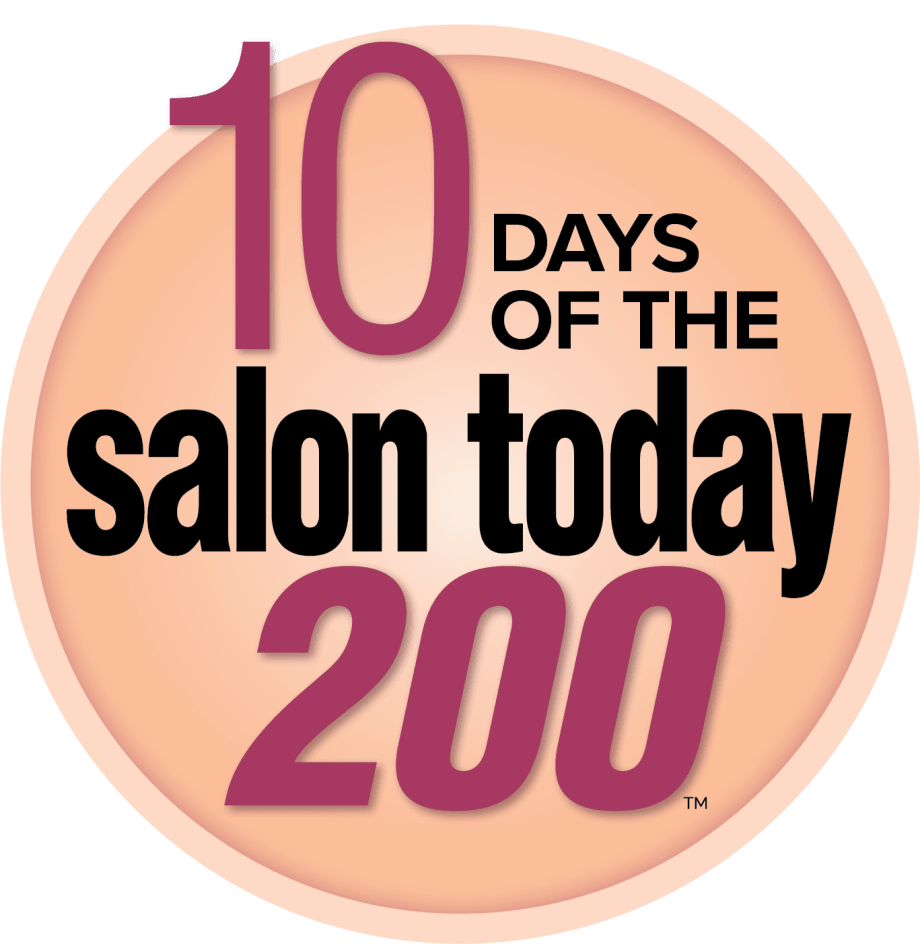 The 10 Days of the SALON
TODAY 200 logo, which represents the online announcements of our landmark salon business competition, SALON TODAY 200.