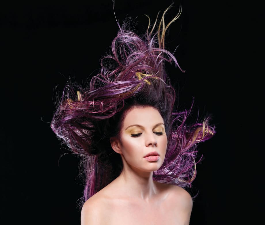Nebula Storm: Violet Hair Color Formula from Malibu C