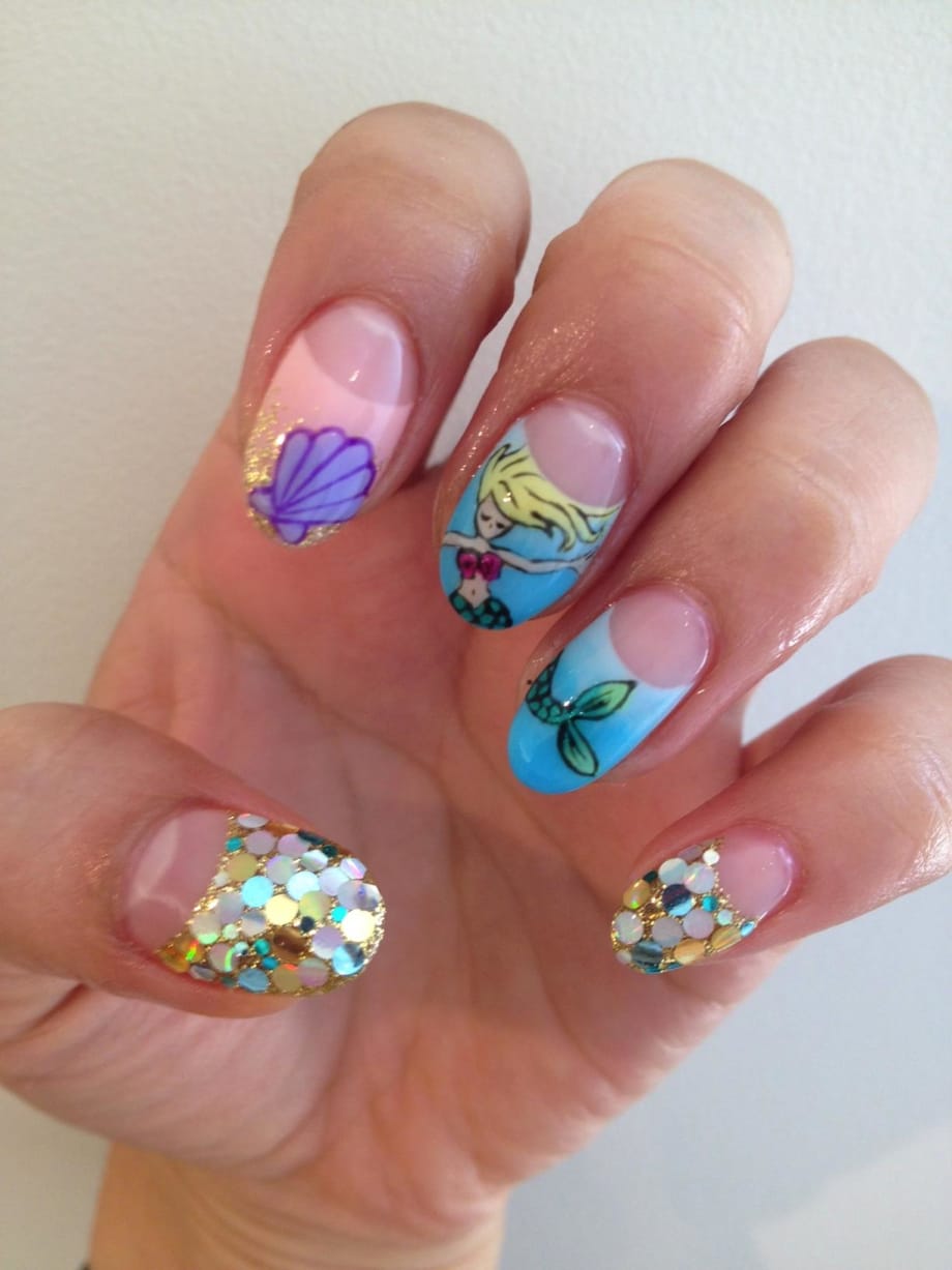 Mermaid Dreams Nail Art