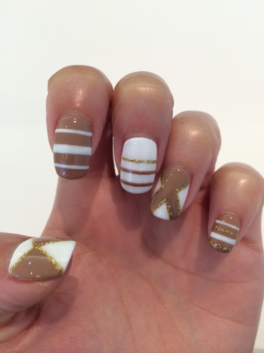 Chanel-Inspired Nail Art