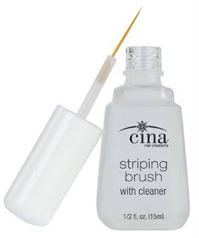 Striping Brush with Cleaner
