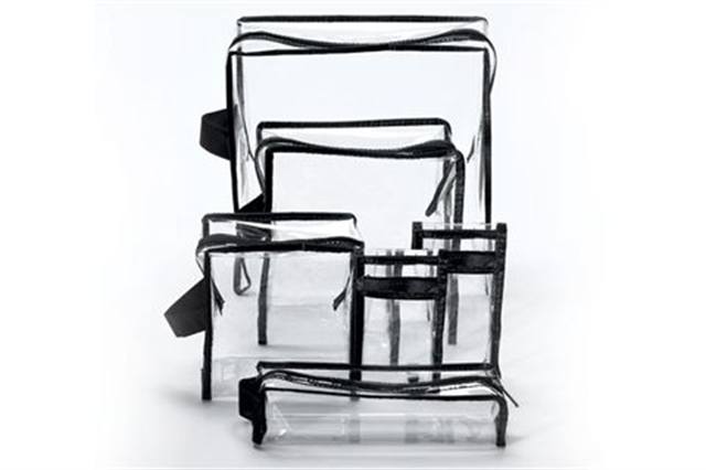 Clear Cosmetic Bag Set