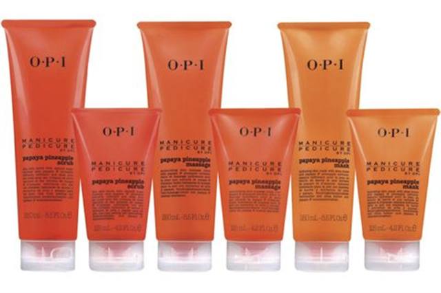Papaya Pineapple Manicure and Pedicure Products