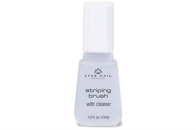 Striping Brush with Cleaner
