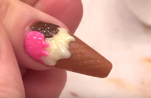 How to Create an Acrylic 3-D Ice Cream Cone